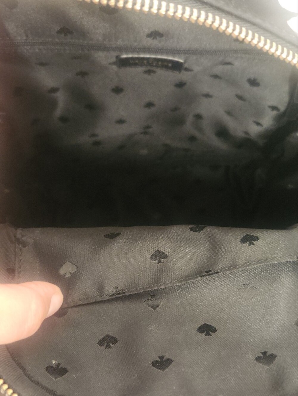 Kate Spade Black Floral Mini Backpack - Picture 11 of 14